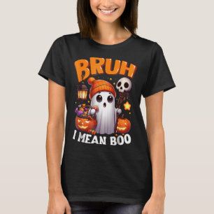Camiseta Doce Fantasma Truque ou Guloseimas Bruh Fantasma H