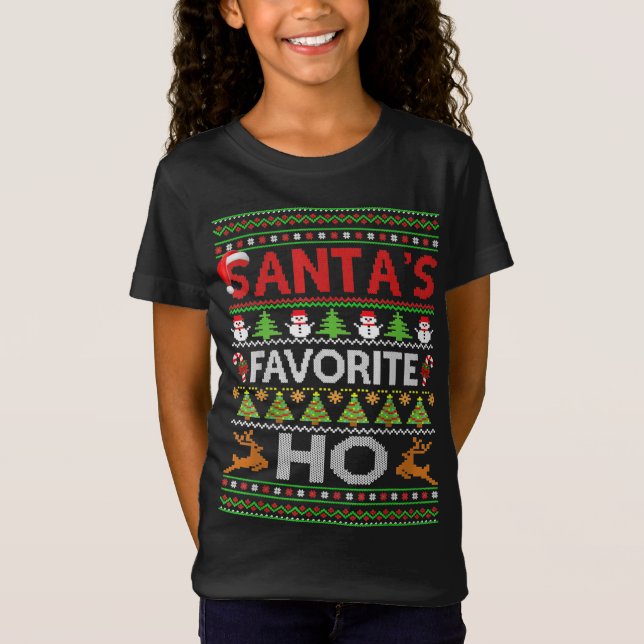 Camiseta Doce Feio Engraçado Natal Santa Claus Papais noeis (Frente)