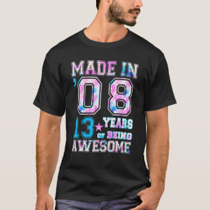 Camiseta Doce Fez Em 80 13 Anos De Ser Um Presente Incríve