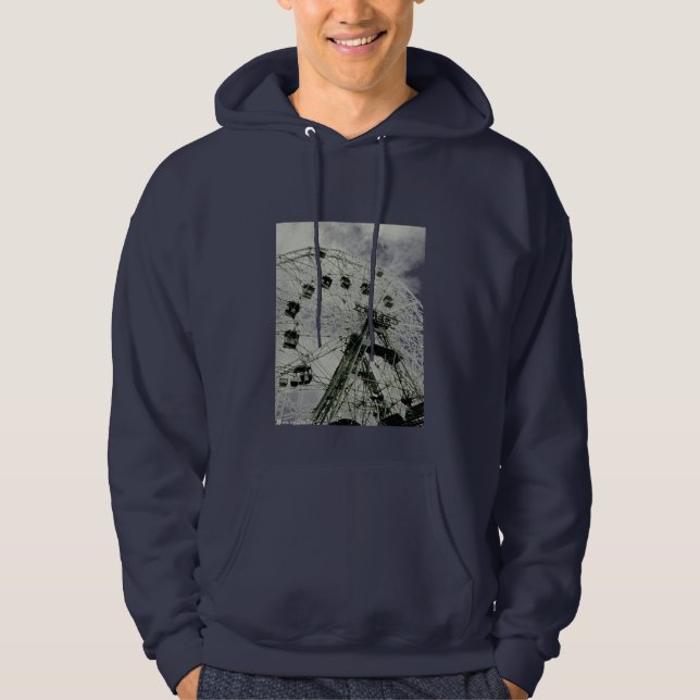 Camiseta Doce Hoodie Adulto da Roda Maravilha (Frente)