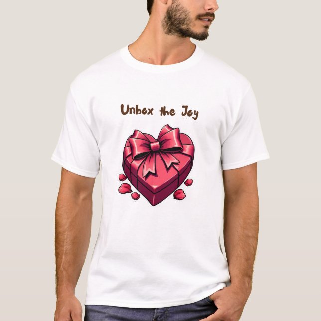 Camiseta Doce indulgência: Caixa de Chocolate Outfit Collec (Frente)