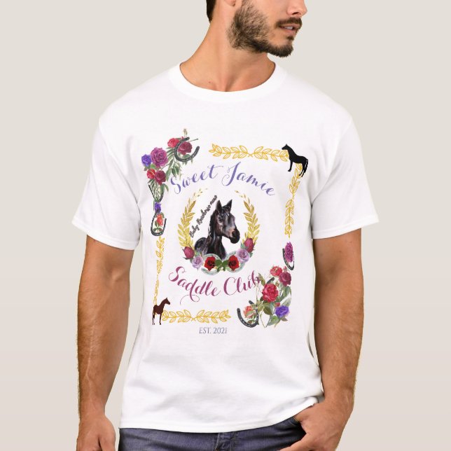 Camiseta doce Jamie Saddle Club T-Shirt (Frente)
