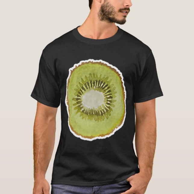 Camiseta Doce Kiwi em aquarela (Frente)