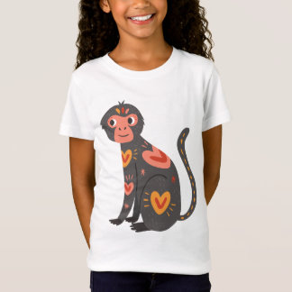 Camiseta Doce Macaco Adorável