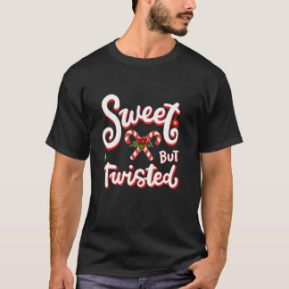 Camiseta Doce, Mas Entorcido, Doces De Natal Engraçado Xmas