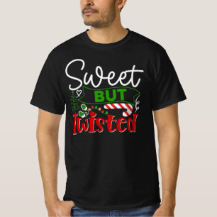 Camiseta Doce Mas Torta Piada de Natal Báculo de Açúcar