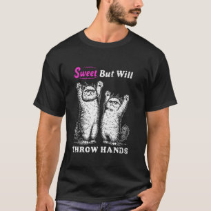 Camiseta Doce Mas Vai Dar Socos, Gato Engraçado, Amante de