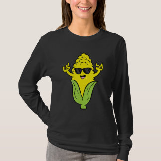 Camiseta Doce Milho Na Espiga Legume Milho Doce Fofo