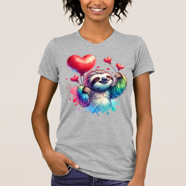 Camiseta Doce Namorados Sloth (Frente)