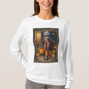 Camiseta Doce ou Travessura, Corajosa Garota de Fantasia de