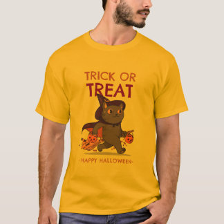 CAMISETA DOCE OU TRAVESSURA FELIZ HALLOWEEN