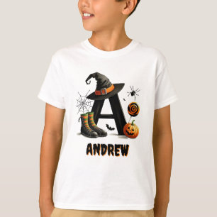 Camiseta Doce ou Travessura Um Halloween Inicial