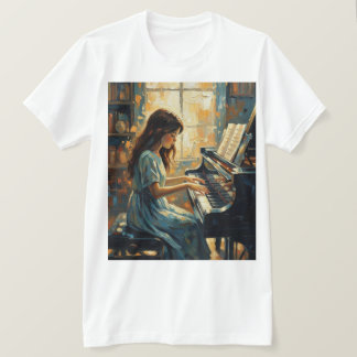 Camiseta Doce Presente Musical para Crianças, Amantes de Mú
