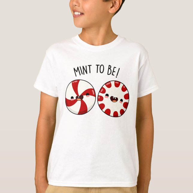 Camiseta Doce Punção de Doce Hortelã Para Ser Engraçado (Frente)