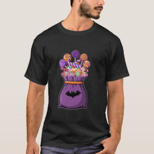 Camiseta 🍬 Doce Saco Docinho do Halloween