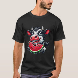 Camiseta Doce Vaca Touro Melancia Fruta de Verão