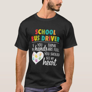 Camiseta Docente de Ônibus Escolar Bonito Apreciação Cardía