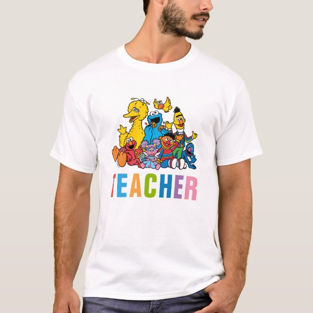 Camiseta Docente de Sésamo Street Pals (Frente)