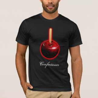 Camiseta Doces Apple brilhantes vermelhos - customizável
