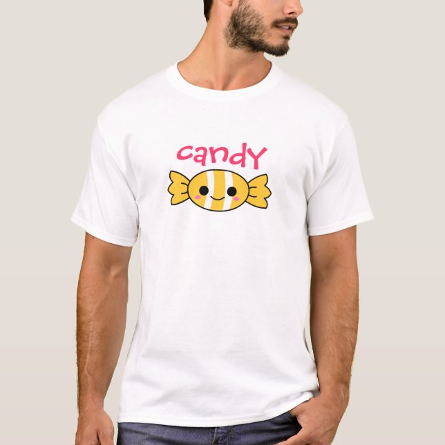 Camiseta Doces bonitos do kawaii! (Frente)