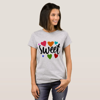 Camiseta doces corações