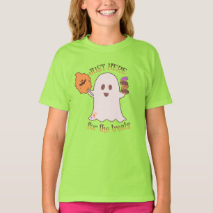 Camiseta Doces de Halloween Fantasmas e Guloseimas