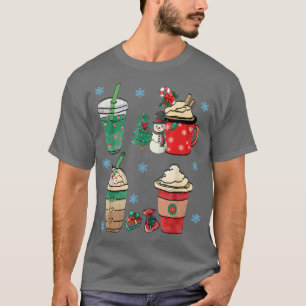 Camiseta Doces de Natal Café Hortelã Pimenta Latte Gelado N