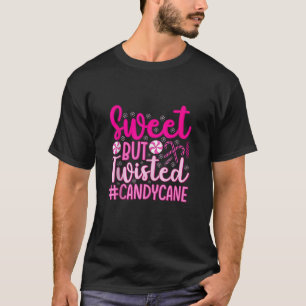 Camiseta Doces De Natal, Mas Tank De Canas Rosa Twisted T