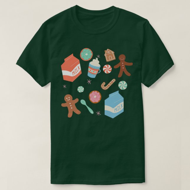 Camiseta Doces de Natal Premium (Frente do Design)