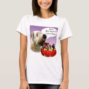 Camiseta Doces de Terrier Halloween, De Roda Revestida Maci