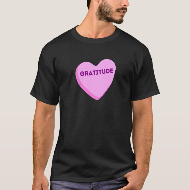 Camiseta Doces do Coração Gratidão - Presentes de Gratidão (Frente)