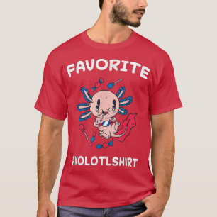 Camiseta Doces Favoritos Aolotl Cute Engraçado Aolotls Kawa