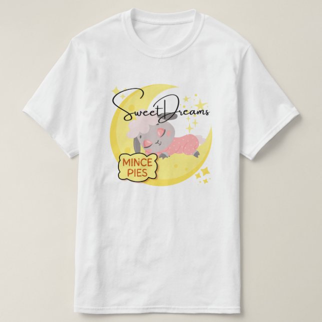 Camiseta Doces sonhos e tartes (Frente do Design)