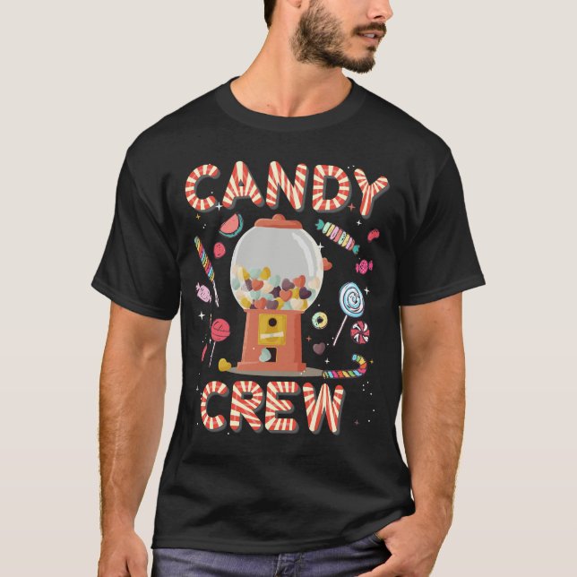 Camiseta Docinho das Decorações da Tripulação Candy (Frente)