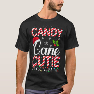 Camiseta Docinho de Cana-de-Açúcar Fofo Divertido Natal Xma