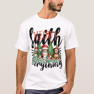 Camiseta Docinho de Natal bonito e engraçado