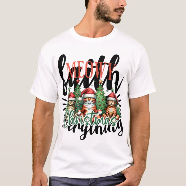 Camiseta Docinho de Natal bonito e engraçado (Frente)