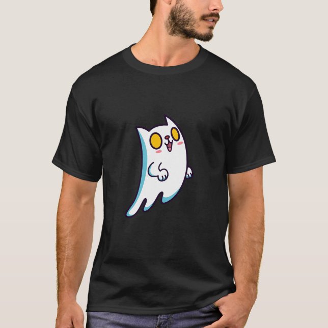 Camiseta Docinho Fantasma Gato-Gato (Frente)