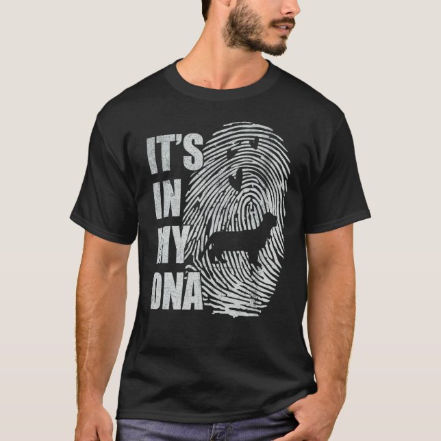 Camiseta Docker DNA Cachorro Mãe Pai Cachorro (Frente)