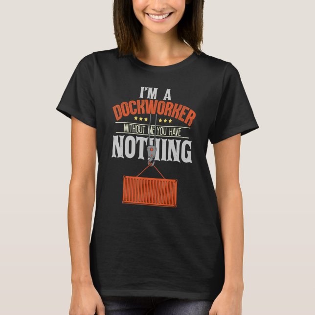 Camiseta Docker Dockhand Loader Longshoreman (Frente)