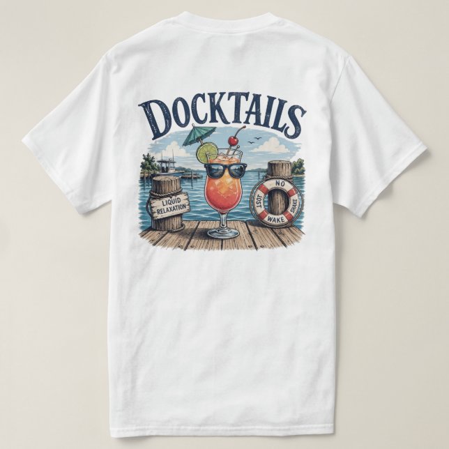 Camiseta Docktails (Verso do Design)