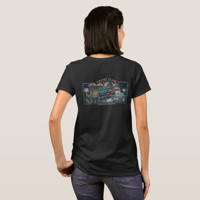 Camiseta Docktails & Más Ideas (Parte Traseira Completa)