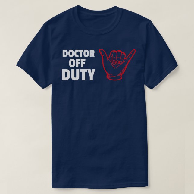 Camiseta Doctor off duty design 1 (Frente do Design)