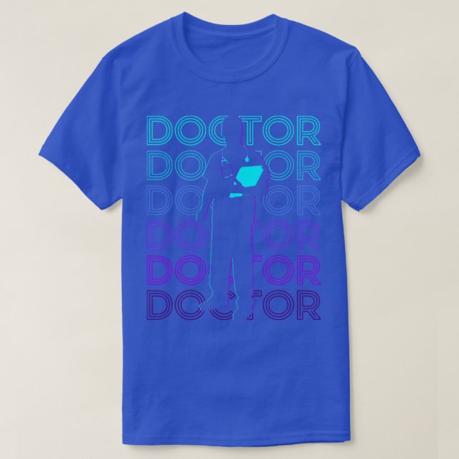Camiseta Doctor Retro Gift (Frente do Design)