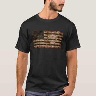 Camiseta Documentos Censurados Bandeira Americana  Estados 