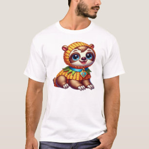 Camiseta Doçura Enorme de Halloween do Sloth da Cuteza Enfa