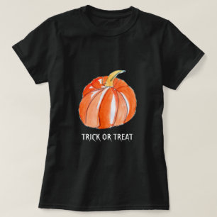 Camiseta Doçura ou travessura da abóbora do Dia das Bruxa