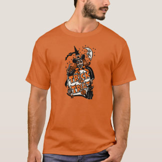 Camiseta Doçura ou travessura da bruxa do Dia das Bruxas do