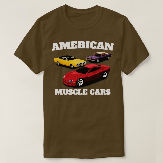 Camiseta Dodge American Muscle (Frente do Design)