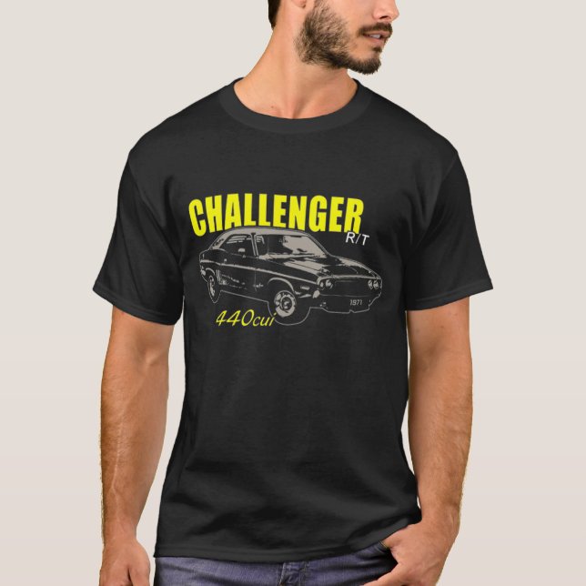 Camiseta Dodge Challenger - Mopar (Frente)